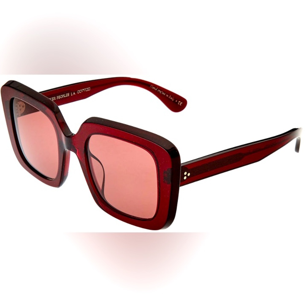 Oliver Peoples Red Franca Sunglasses